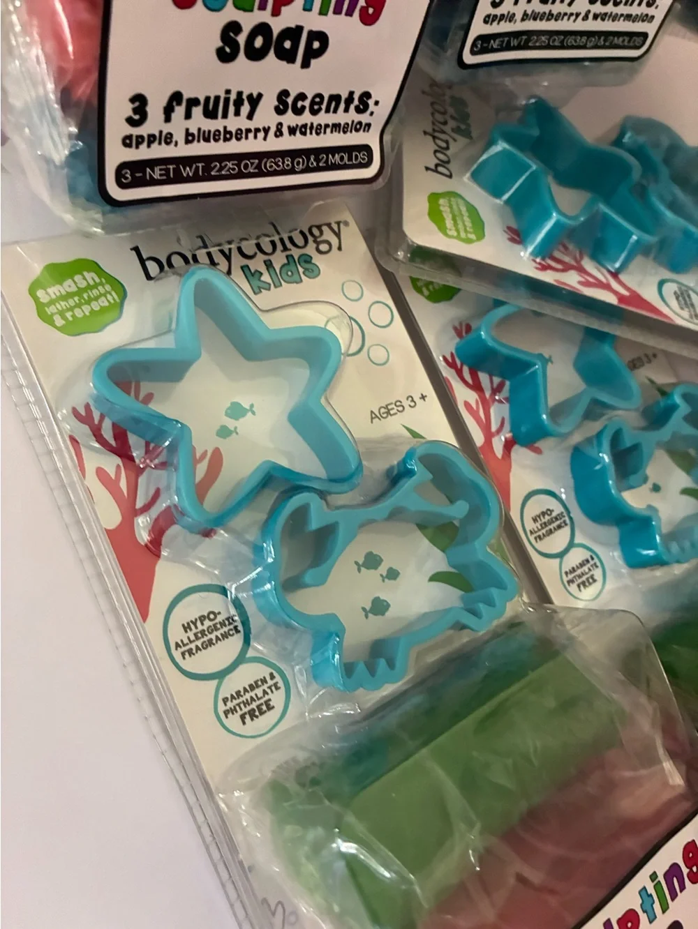 Kids sculpting scented soap